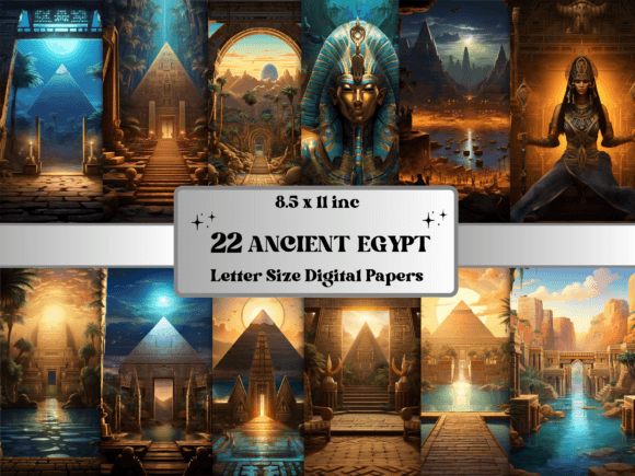 Download Ancient Egypt Background Digital Paper - Premium Resources